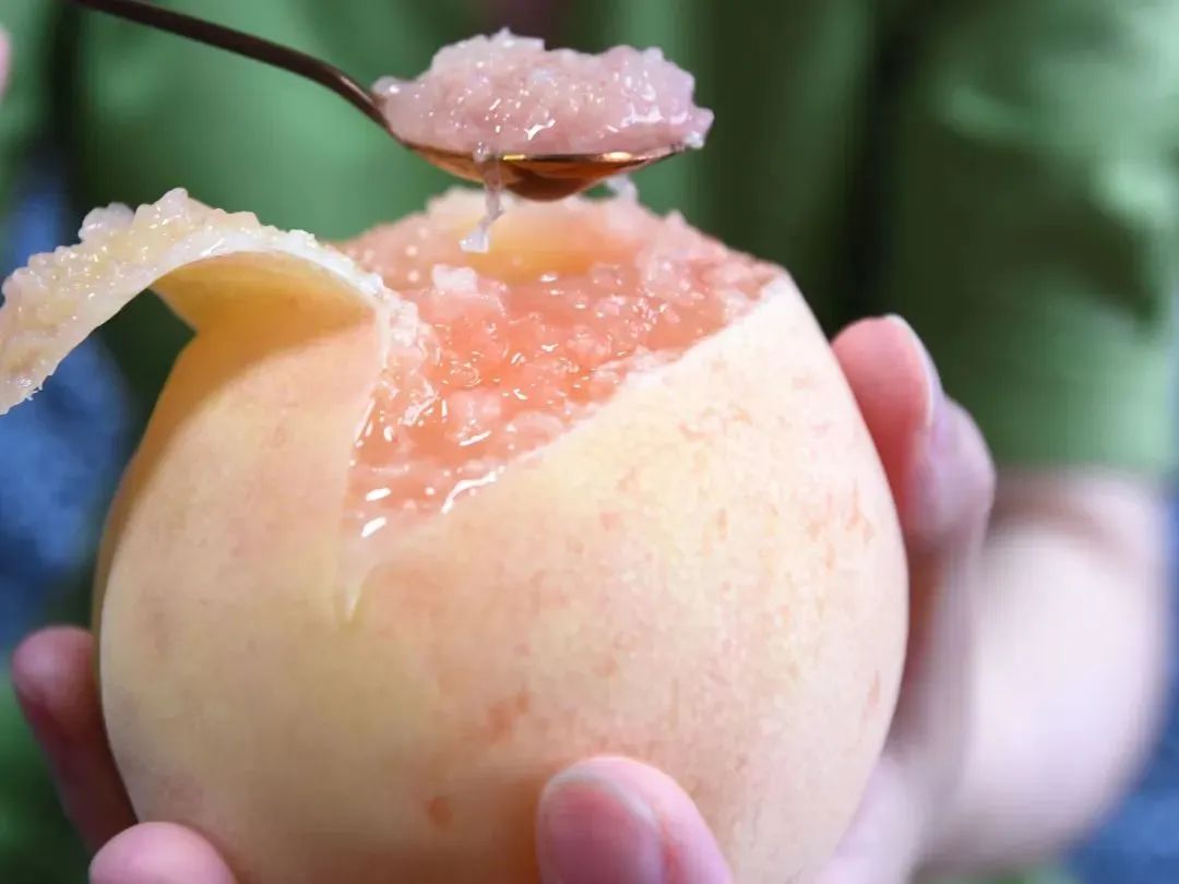 Hujing Honey Peach Tree, Yangshan Hujing, 无锡阳山湖景蜜露水蜜桃